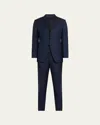 Tom Ford Men's O'connor Prince Of Wales Sport Coat In Navy Multi
