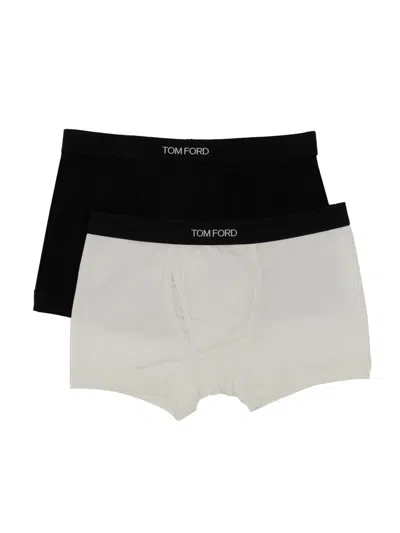 Tom Ford Men Pack Of Two Boxers In Multicolor