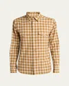 Tom Ford Tan Check Western Shirt In Multi