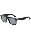 Tom Ford Alberto Polarized Smoke Browline Men's Sunglasses Ft1077-n 01d 55 In Black