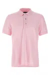 Tom Ford Pimk Short-sleeves Polo In Cotton Piquet Jersey Man In Pink