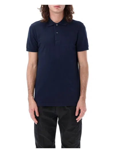 TOM FORD MEN'S PIQUET POLO SHIRT