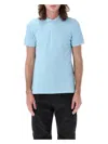 Tom Ford Tennis Cotton Piquet Polo In Pale Sky
