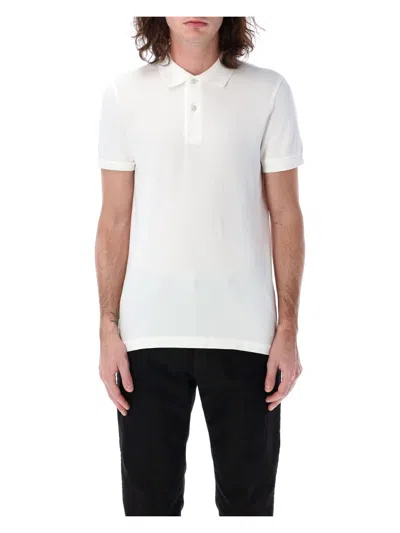 TOM FORD MEN'S PIQUET POLO SHIRT