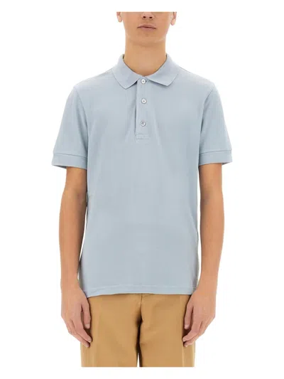 TOM FORD MEN'S PIQUET POLO T-SHIRT