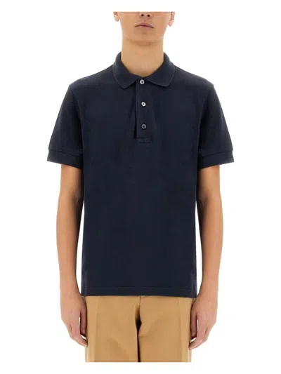 TOM FORD MEN'S PIQUET POLO T-SHIRT