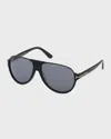 TOM FORD MEN'S POLARIZED ACETATE SUNGLASSES