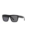 Tom Ford Men's Polarized Sunglasses, Alberto In Black Shiny