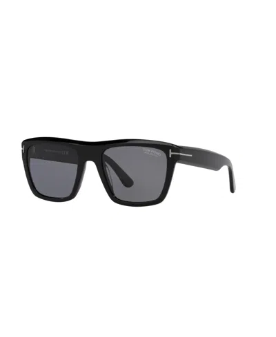 Tom Ford Men's Polarized Sunglasses, Alberto In Black