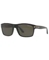 Tom Ford Man Sunglass Ft0698 In Black Shiny,grey Polar