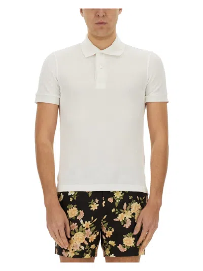 TOM FORD MEN'S POLO TOWELLING T-SHIRT