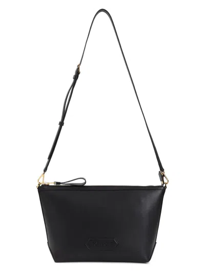Tom Ford Men's Pouch Messenger In Black
