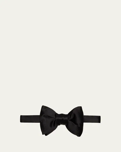 Tom Ford Men's Pre-tied Silk Bow Tie In Blue