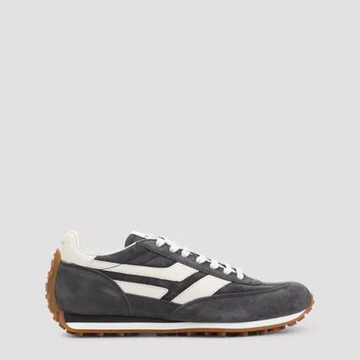 Tom Ford Mick Calf Leather Sneakers Suede Panels In Brown
