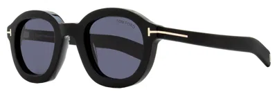 Tom Ford Men's Raffa Sunglasses Tf1100 01a Black 46mm In Multi