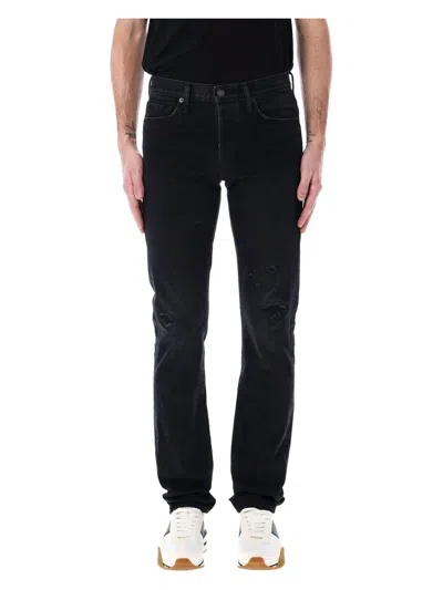 TOM FORD MEN'S RID AND REPAIRED DENIM PANTS