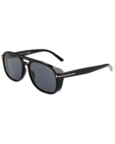 Tom Ford Men's Rosco 58mm Sunglasses In Black