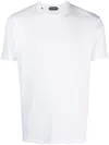 Tom Ford Placed Rib Slim-fit Lyocell And Cotton-blend T-shirt