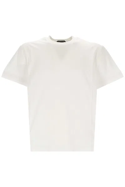 Tom Ford Men's Round Neck T-shirt In White