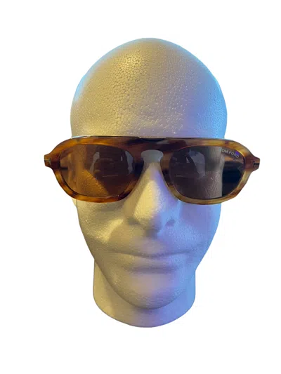 Pre-owned Tom Ford Men's Sebastian 53mm Sunglasses Men's Was $425 In Brown