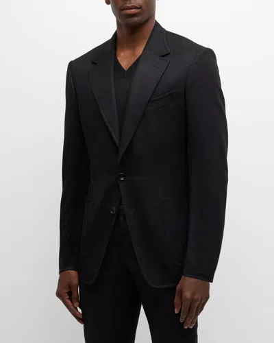 Tom Ford Men's Shelton Cashmere Sport Coat In Black