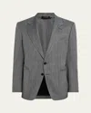Tom Ford Men's Shelton Herringbone Sport Coat In Grey