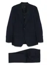 Tom Ford Single-breasted Wool Suit With Flap Pockets In Blue