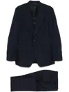 Tom Ford Single-breasted Wool Suit With Flap Pockets In Blue