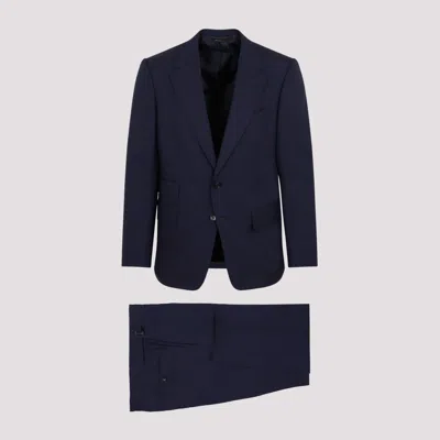 Tom Ford Men's Shelton Suit - Classic Wool Design In Blue