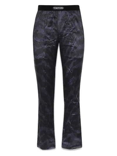 TOM FORD MEN'S SILK PANTS