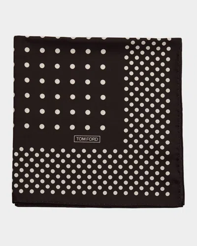 TOM FORD MEN'S SILK POCKET SQUARE