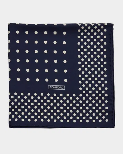 TOM FORD MEN'S SILK POCKET SQUARE