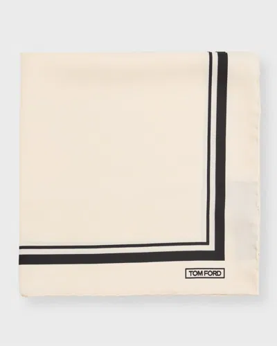 TOM FORD MEN'S SILK POCKET SQUARE