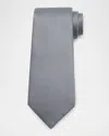 Tom Ford Men's Silk Twill Tie In Gray