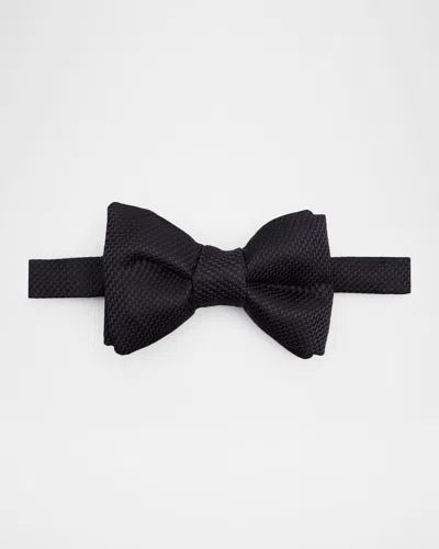 Tom Ford Silk Bow Tie In Black