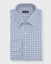 Tom Ford Men's Slim Fit Check Casual Button-down Shirt In Combo Blue