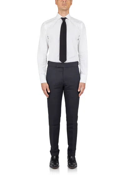 Tom Ford Men's Slim Solid Sport Shirt In Wht Sld