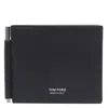 Tom Ford Men Small Logo Wallet In Black