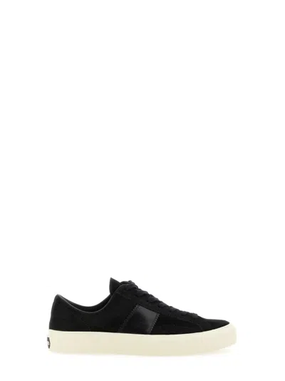 Tom Ford Men Sneakers Top Low In Black