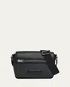 Tom Ford Men's Soft Grain Leather Flap Messenger Bag