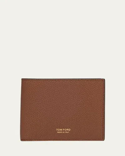 Tom Ford Men's Soft Grain Leather T-line Bifold Wallet
