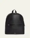 Tom Ford Men's Soft Leather Backpack In Black