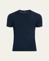 Tom Ford Men's Solid Stretch Jersey T-shirt In Blue