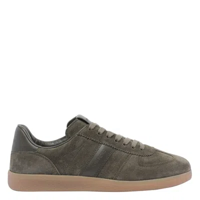 Tom Ford Men Suede Archer Sneakers In Green