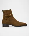 Tom Ford 40mm Buckled-strap Suede Boots