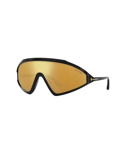 Tom Ford Men's Sunglasses, Ft1121 In Black Shiny
