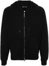 Tom Ford Slim-fit Cotton-blend Jersey Zip-up Hoodie