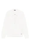 Tom Ford Structured Collar Sweater With Textured Edges