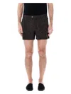 Tom Ford Leopard Print Tailored Swimsuit With Buckle Detail In Leo