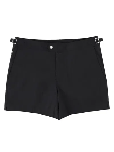 Tom Ford Men's Swimwear In Black